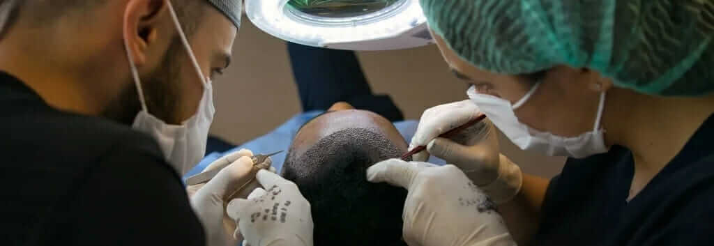 Haartransplantationschirurgie