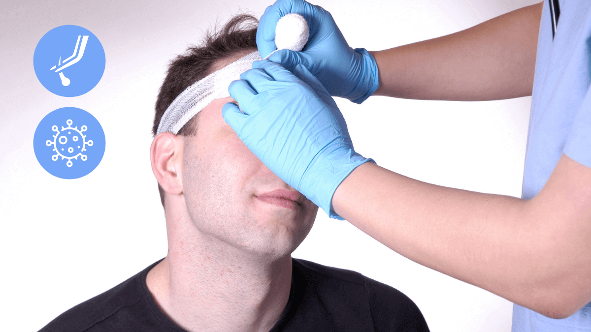 hair transplant infection