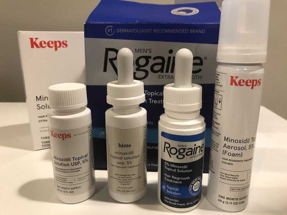 Minoxidil Haaransatz