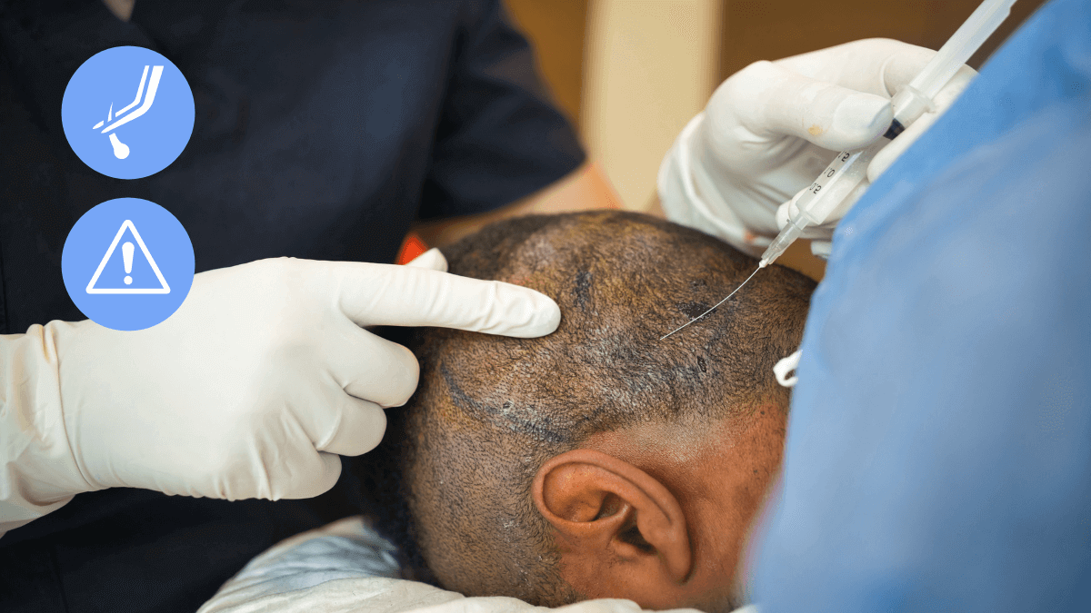 11 Side Effects and Possible Complications of a Hair Transplant Surgery