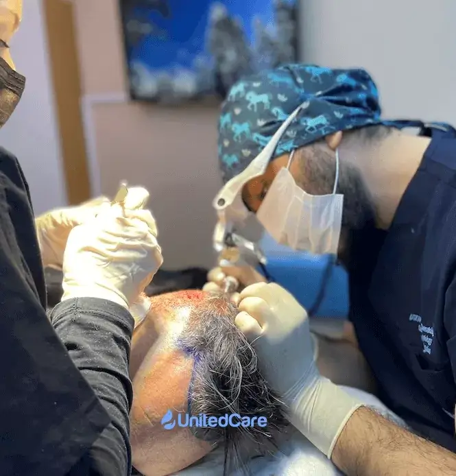 Hair transplant follicle extraction